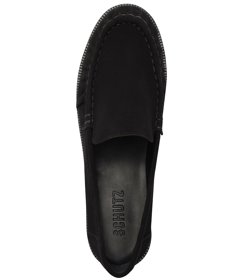 Schutz Tyla Suede Loafers