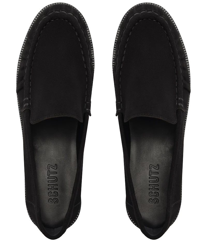 Schutz Tyla Suede Loafers