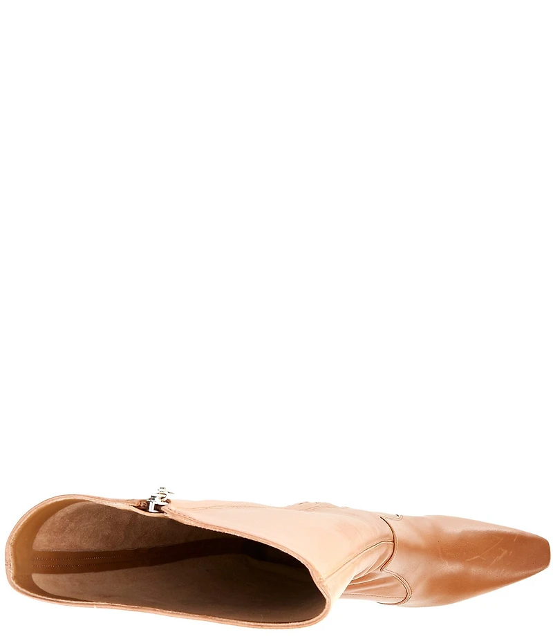 Schutz Ulla Up Leather Tall Boots