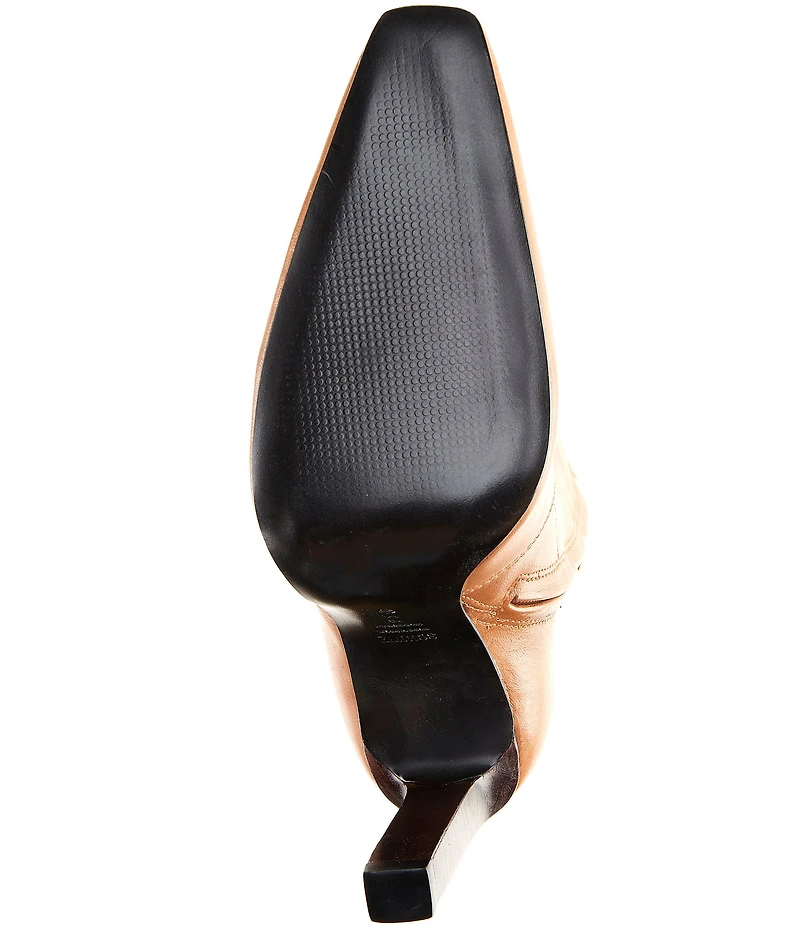Schutz Ulla Up Leather Tall Boots