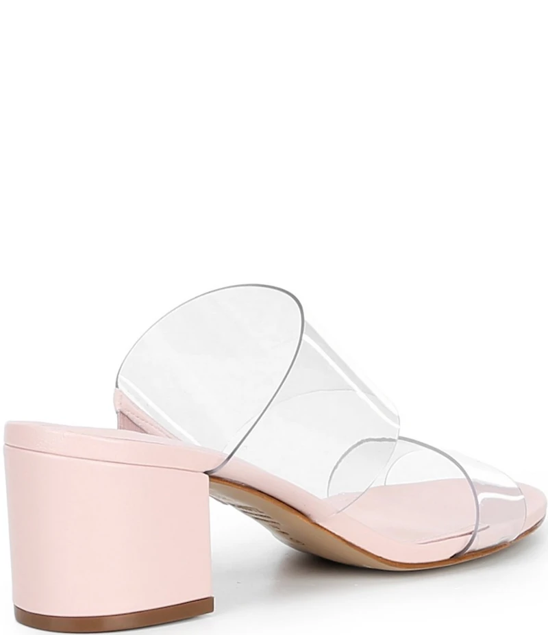 Schutz Victorie Vinyl Banded Block Heel Sandals