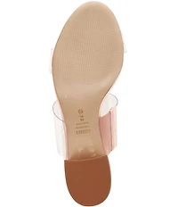 Schutz Victorie Vinyl Banded Block Heel Sandals