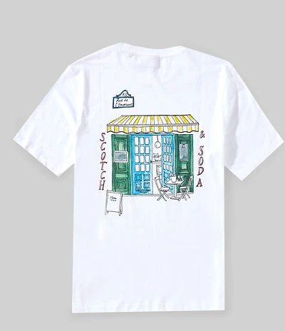 Scotch & Soda Amsterdam Graphic Artwork Short Sleeve T-Shirt