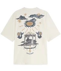 Scotch & Soda Artwork Loose-Fit Graphic Short Sleeve T-Shirt