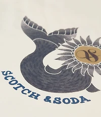 Scotch & Soda Artwork Loose-Fit Graphic Short Sleeve T-Shirt