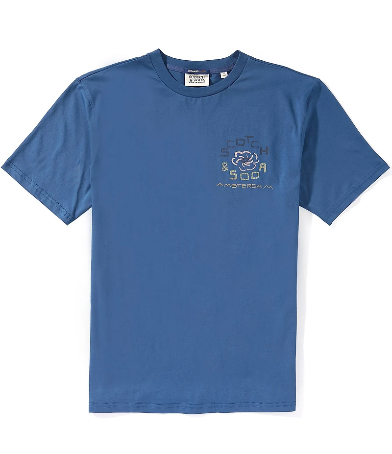 Scotch & Soda Artwork Relaxed-Fit Short Sleeve T-Shirt