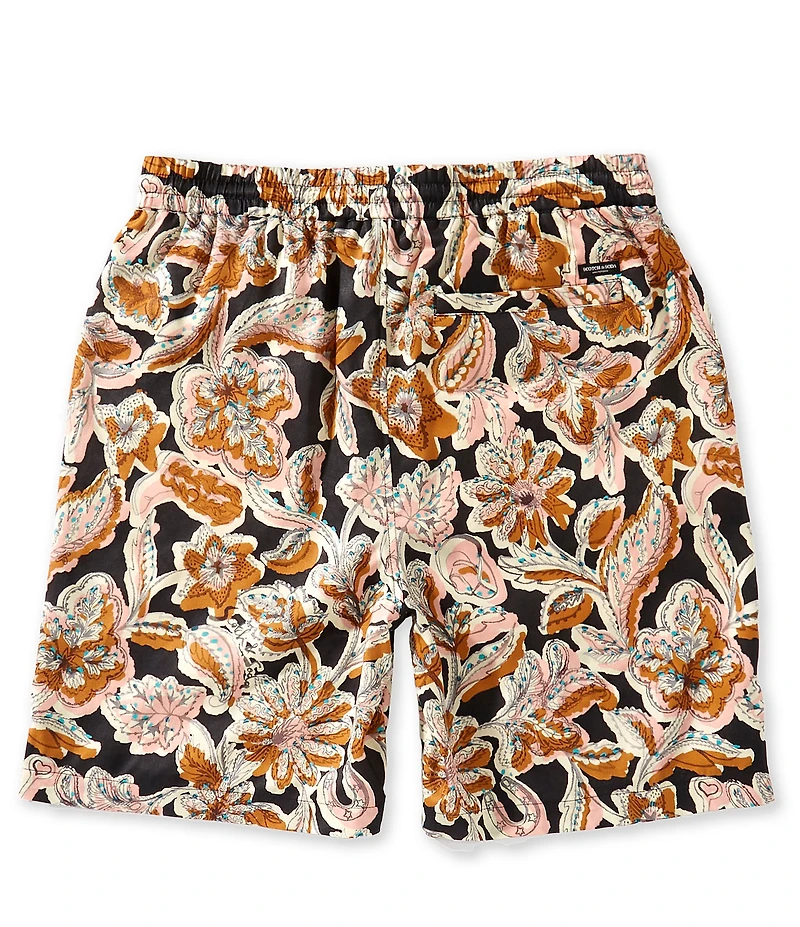 Scotch & Soda Bandana Print Relaxed Fit 7.5#double; Inseam Shorts