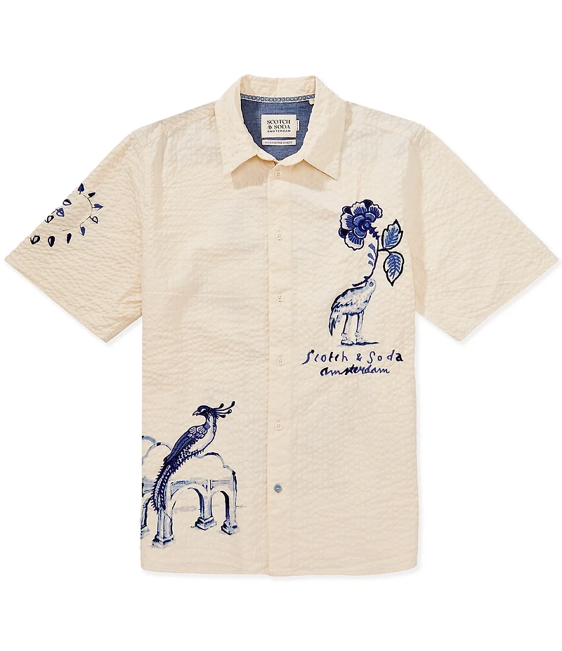 Scotch & Soda Delfts Blau Relaxed Fit Short Sleeve T-Shirt