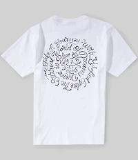 Scotch & Soda Delfts Blauw Artwork Relaxed-Fit Short Sleeve T-Shirt