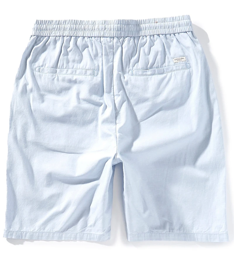 Scotch & Soda Fave Cotton Linen 8#double; Inseam Shorts