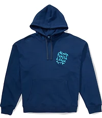 Scotch & Soda Front And Back Graphic Loose Fit Hoodie