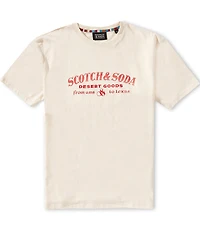 Scotch & Soda Front Graphic Short Sleeve T-Shirt