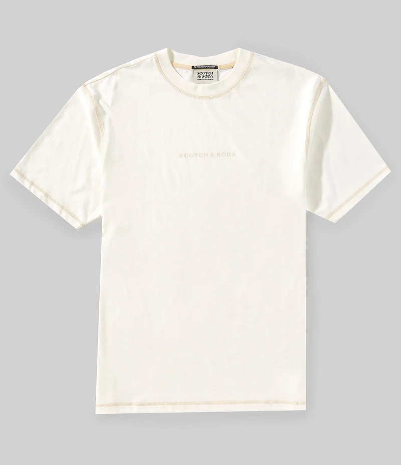 Scotch & Soda Front Logo Short Sleeve T-Shirt