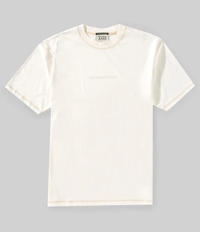 Scotch & Soda Front Logo Short Sleeve T-Shirt