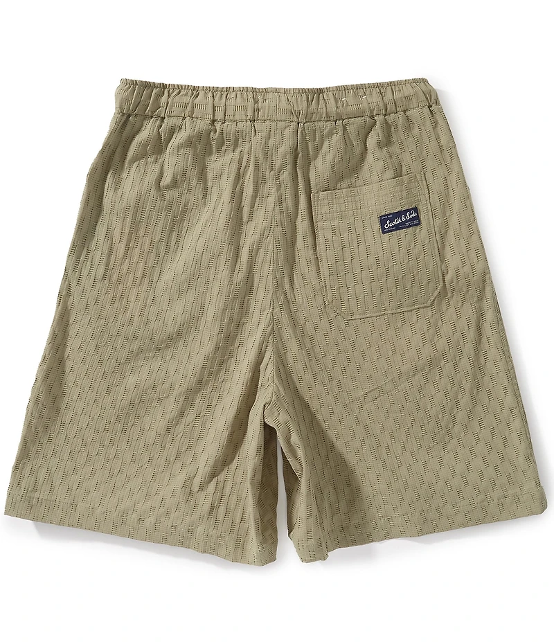 Scotch & Soda Jacquard Seersucker 8#double; Bermuda Shorts