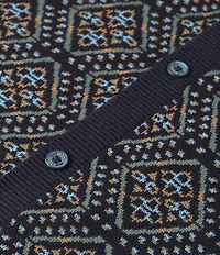 Scotch & Soda Jacquard Short Sleeve Knit Shirt