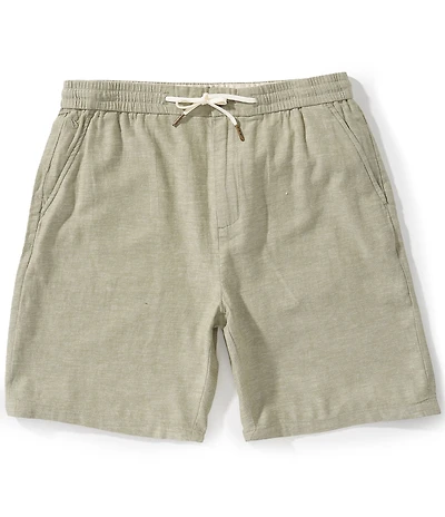 Scotch & Soda Linen-Blend 7#double; Inseam Shorts