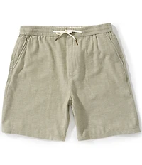 Scotch & Soda Linen-Blend 7#double; Inseam Shorts