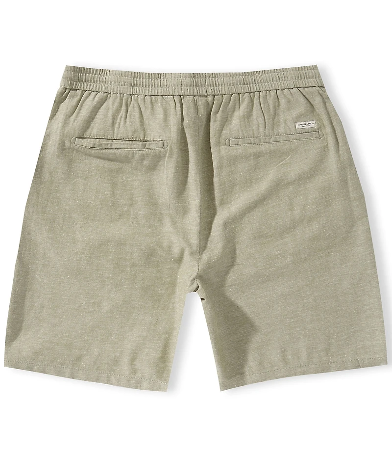 Scotch & Soda Linen-Blend 7#double; Inseam Shorts