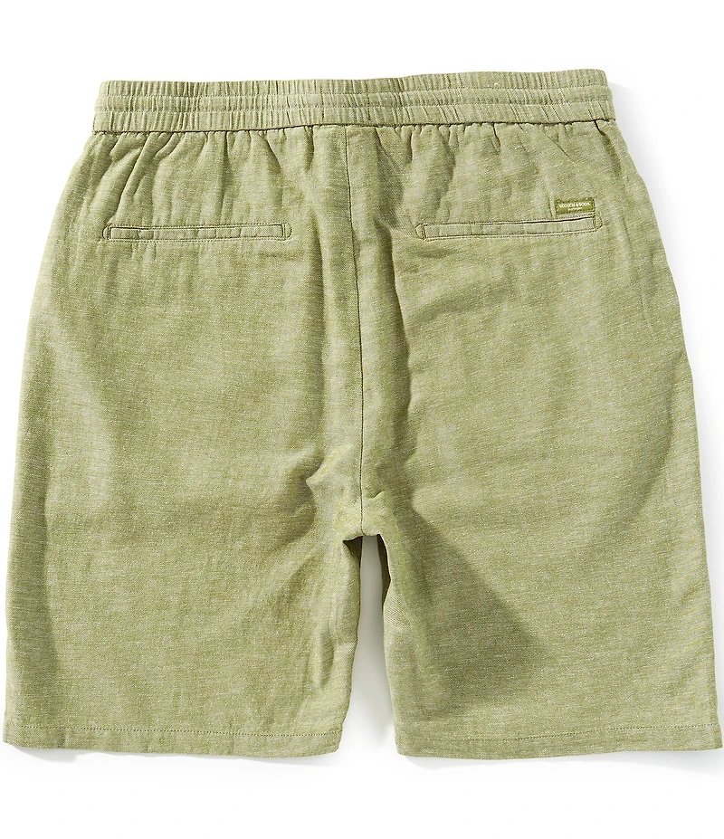 Scotch & Soda Linen Blend 7#double; Inseam Shorts