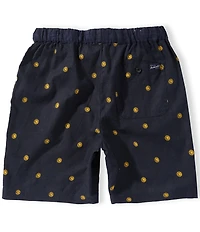 Scotch & Soda Linen-Blend Printed 7#double; Inseam Shorts