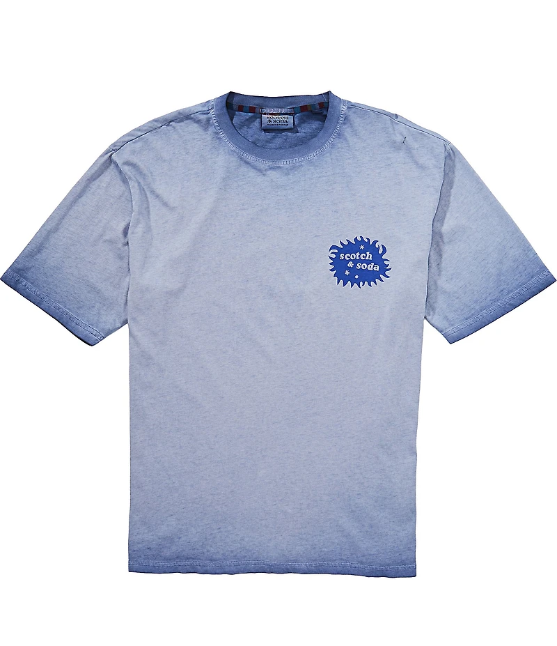 Scotch & Soda Loose-Fit Short Sleeve Graphic T-Shirt