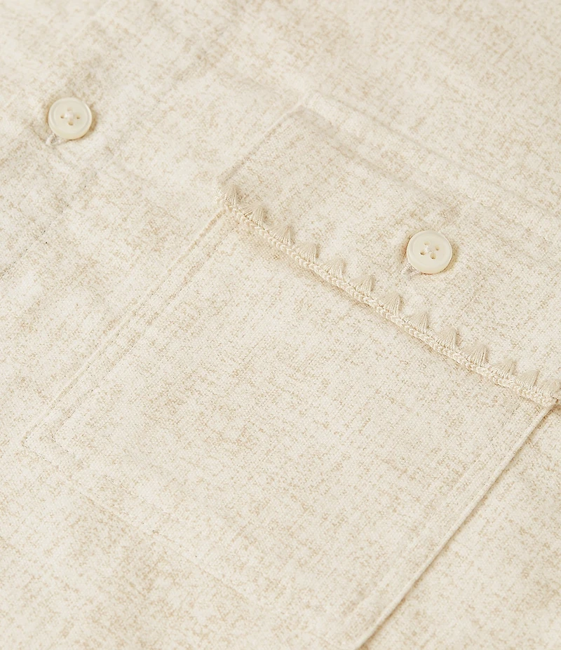 Scotch & Soda Melange Long Sleeve Woven Shirt
