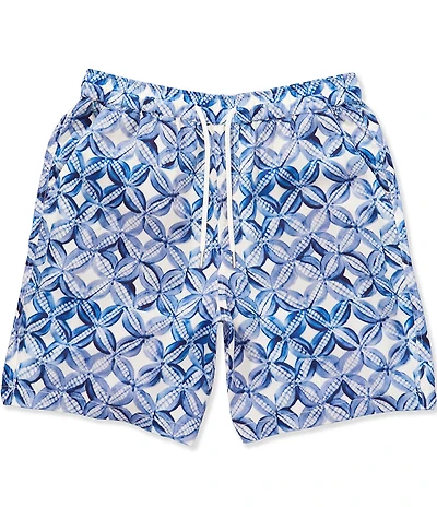 Scotch & Soda Printed Relaxed Fit 8#double; Inseam Bermuda Shorts