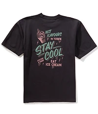 Scotch & Soda Relaxed Fit Stay Cool Graphic Print Short Sleeve T-Shirt