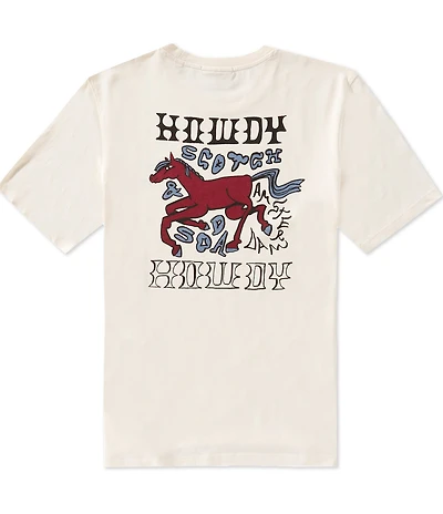 Scotch & Soda Howdy Short Sleeve Graphic T-Shirt