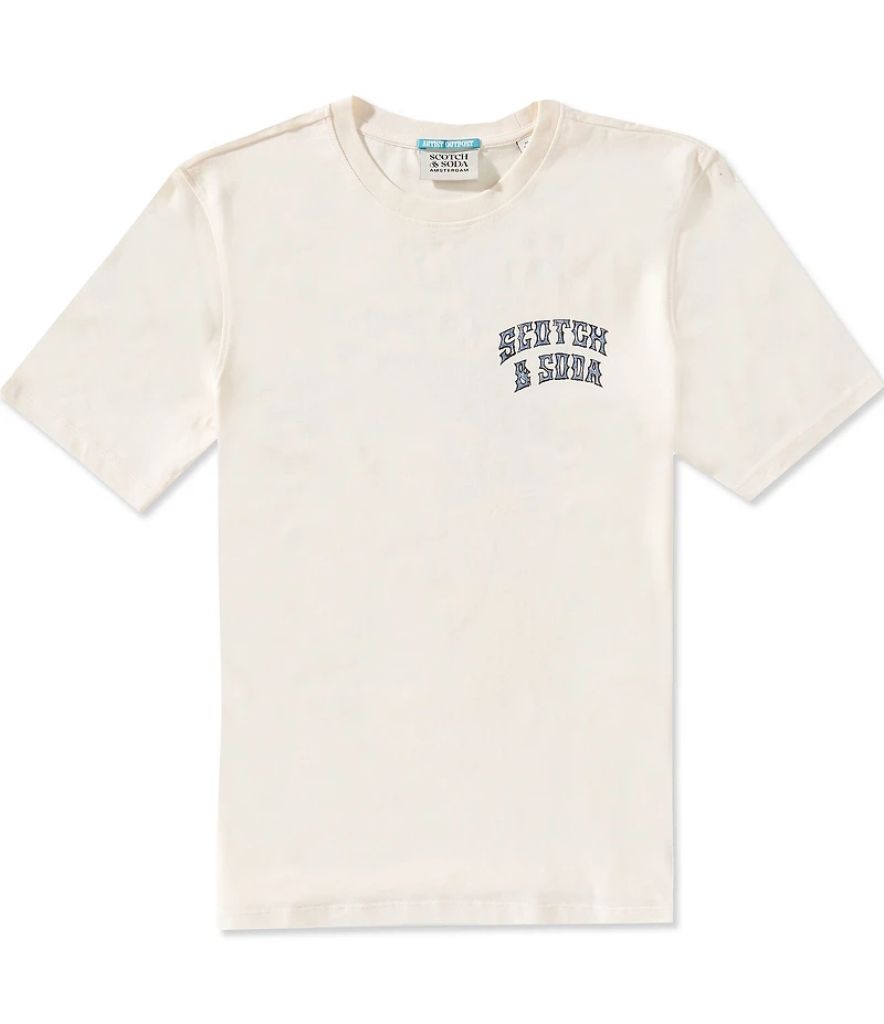 Scotch & Soda Howdy Short Sleeve Graphic T-Shirt