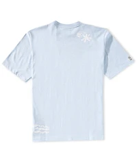 Scotch & Soda Slub Embroidered Short Sleeve T-Shirt