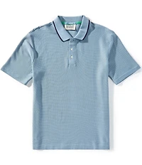 Scotch & Soda Structured Relaxed Fit Short Sleeve Polo Shirt