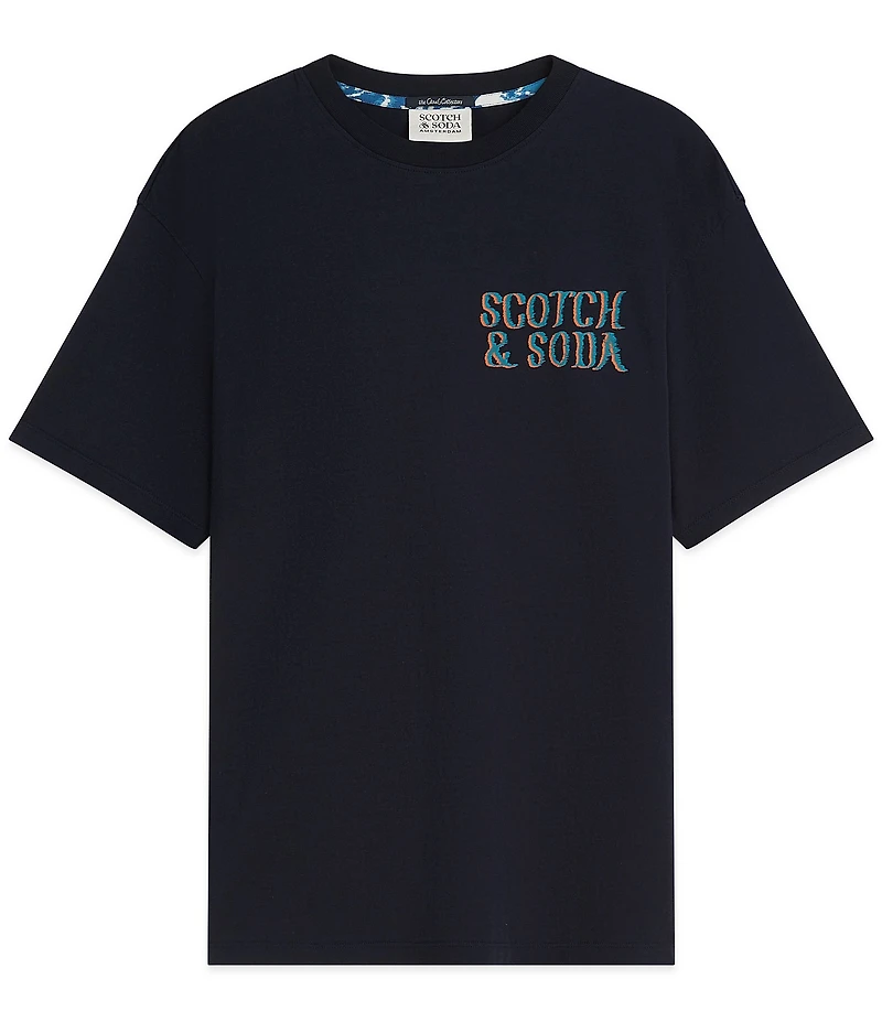 Scotch & Soda The World Of Dreams Short Sleeve Graphic T-Shirt