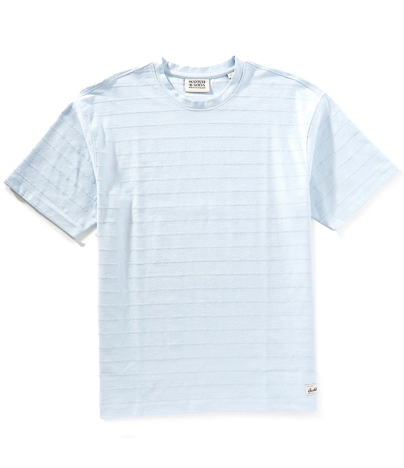 Scotch & Soda Toweling Stripe Short Sleeve T-Shirt