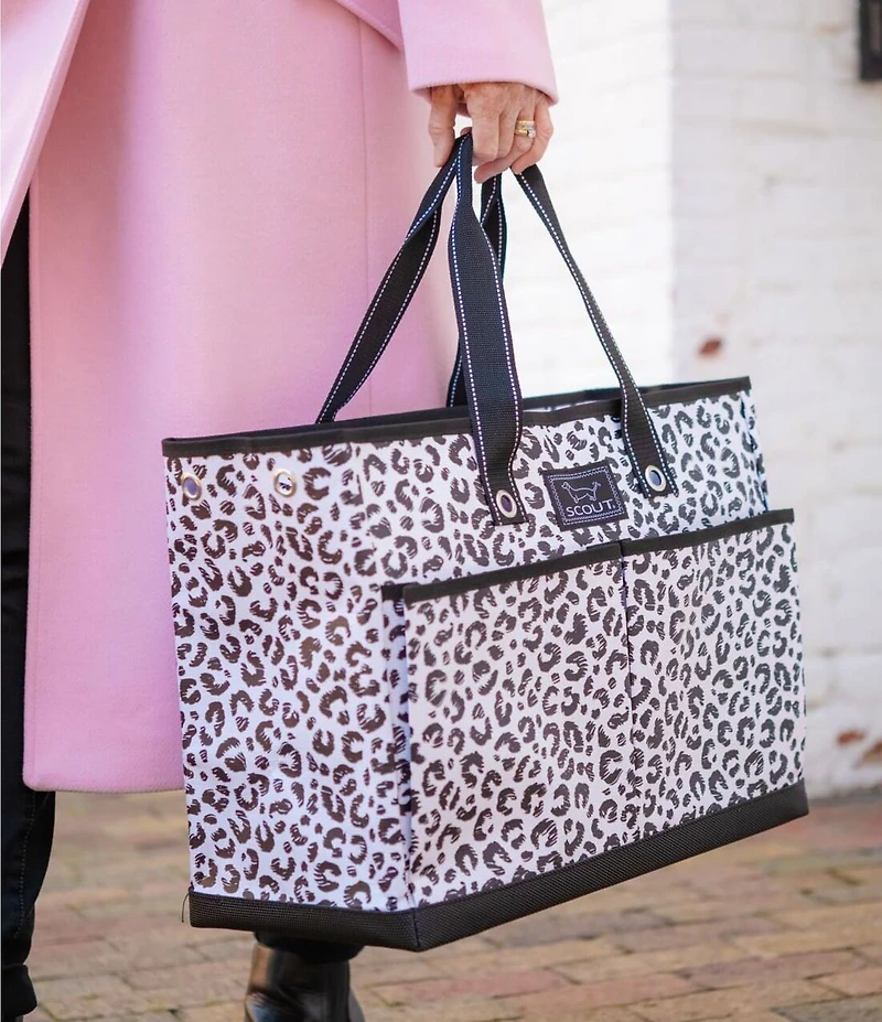 SCOUT Ben Leopard Print Pocket Tote Bag