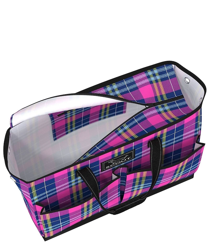 SCOUT Ben Plaid Pocket Tote Bag