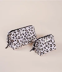SCOUT Big Mouth Animal Print Makeup Bag