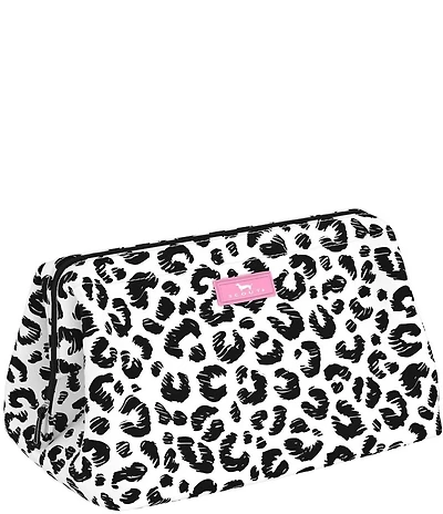 SCOUT Big Mouth Leopard Print Makeup Bag