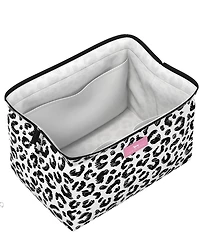 SCOUT Big Mouth Leopard Print Makeup Bag