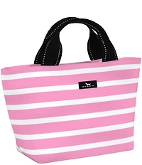 SCOUT Nooner Palmetto Pink Striped Lunch Bag