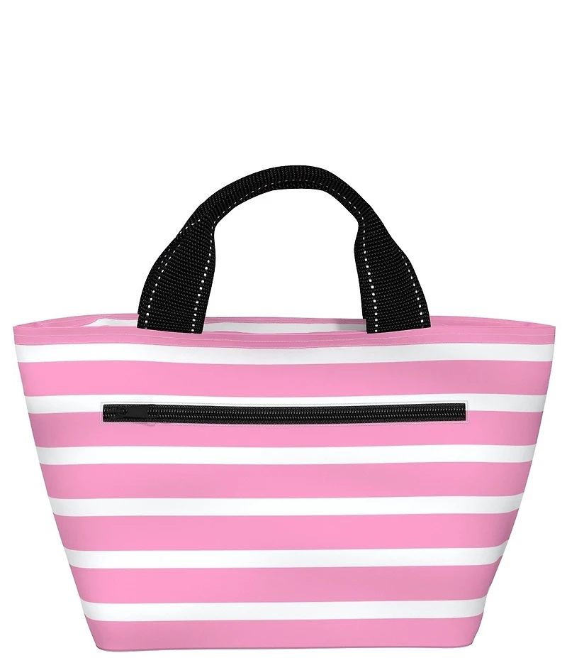 SCOUT Nooner Palmetto Pink Striped Lunch Bag