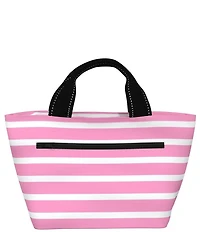 SCOUT Nooner Palmetto Pink Striped Lunch Bag