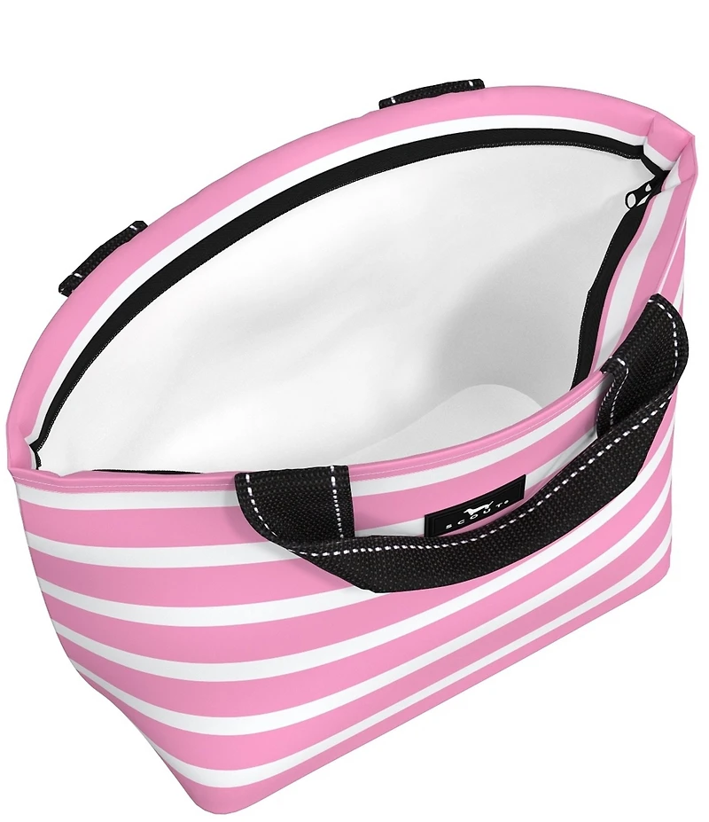 SCOUT Nooner Palmetto Pink Striped Lunch Bag