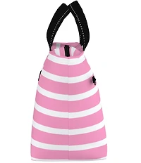 SCOUT Nooner Palmetto Pink Striped Lunch Bag