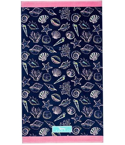 SCOUT Summer Shop Collection Bombshell Printed Velour Beach Towel