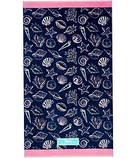 SCOUT Summer Shop Collection Bombshell Printed Velour Beach Towel