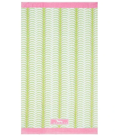 SCOUT Summer Shop Collection Shake Your Palm Palms Printed Velour Beach Towel
