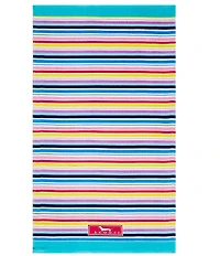 SCOUT Summer Shop Collections Stripe A Pose Printed Velour Beach Towel