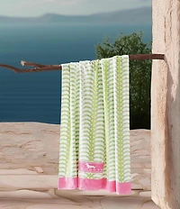 SCOUT Summer Shop Collection Shake Your Palm Printed Velour Beach Towel